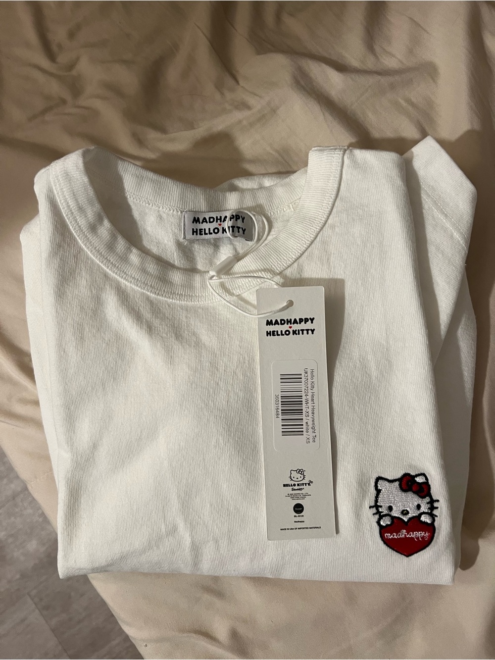 Madhappy White Short-Sleeve Tee Limited Edition